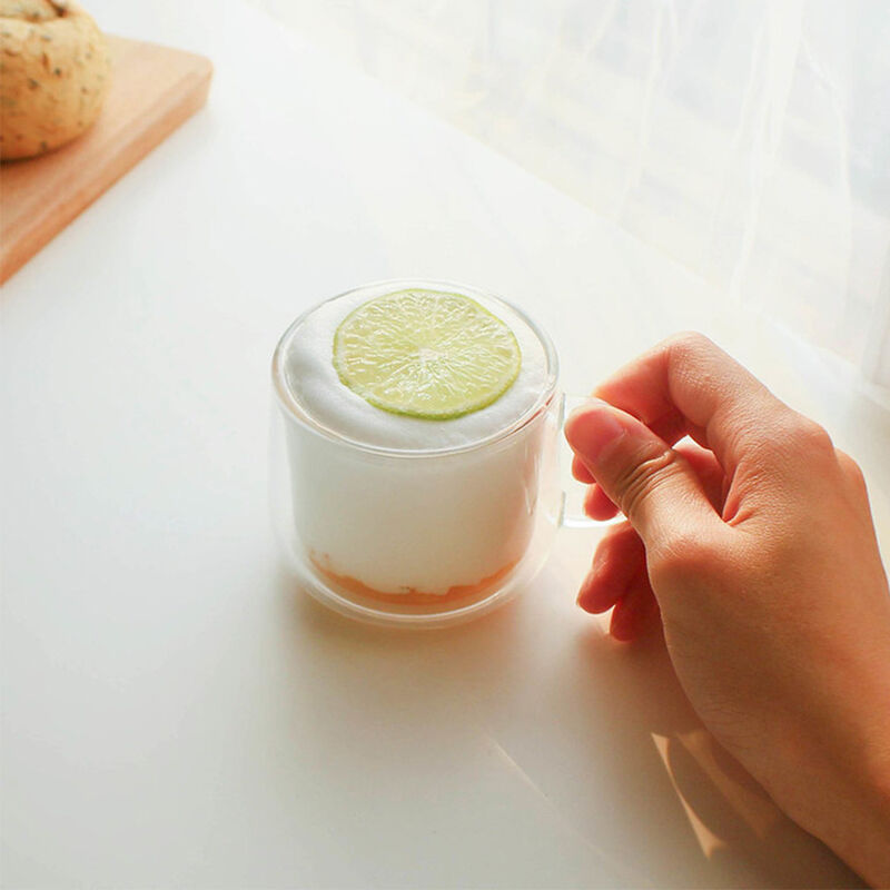 CO雙層把手玻璃杯-180ml, , hi-res image number null